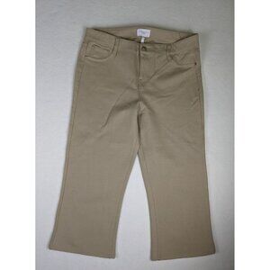 Celebrity Pink Women's Capri Pants Size 13 /31 Beige Khaki Stretch Knit